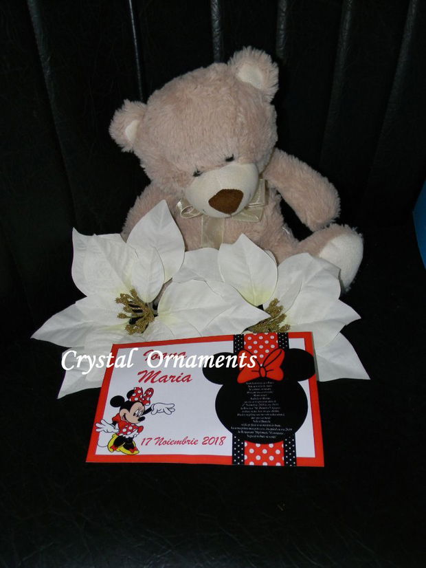 Invitatie botez Minnie Mouse