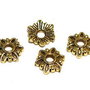 Capacel metalic, auriu antichizat, 8x2.2 mm