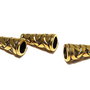 Capacel metalic, auriu antichizat, 8x18 mm