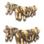 Pandantiv 3 elefanti bronz