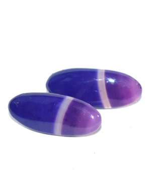 Cercei agate violet