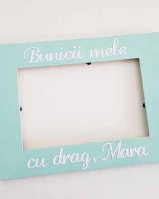 Rama foto personalizata, rama foto cu nume, rama foto cadou, cadou bunici, cadou craciun bunici, rama foto bunici, rama foto parinti, rama foto copii, rama foto mesaj