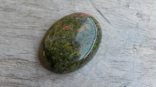 Cabochon unakite, 40x30 mm