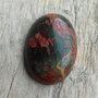 Cabochon jasp Picasso, 30x22 mm