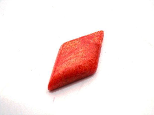 Cabochon red coral