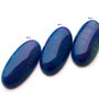Cabochon blue fire agat