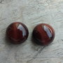 Set 2 cabochoane ochi de taur, 12 mm