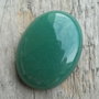 Cabochon aventurin verde, 40x30 mm