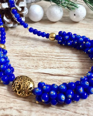Colier royal blue