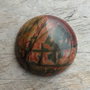 Cabochon jasp Picasso, 30 mm