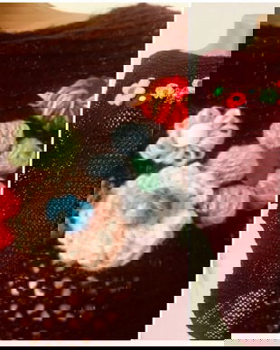 Vesta cu aplicații, bohemian style