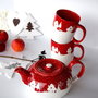 Set Ceainic cu Cani Iarna - Winter Collection