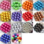 Margele acrilice, culori solide. Margele plastic 9 mm