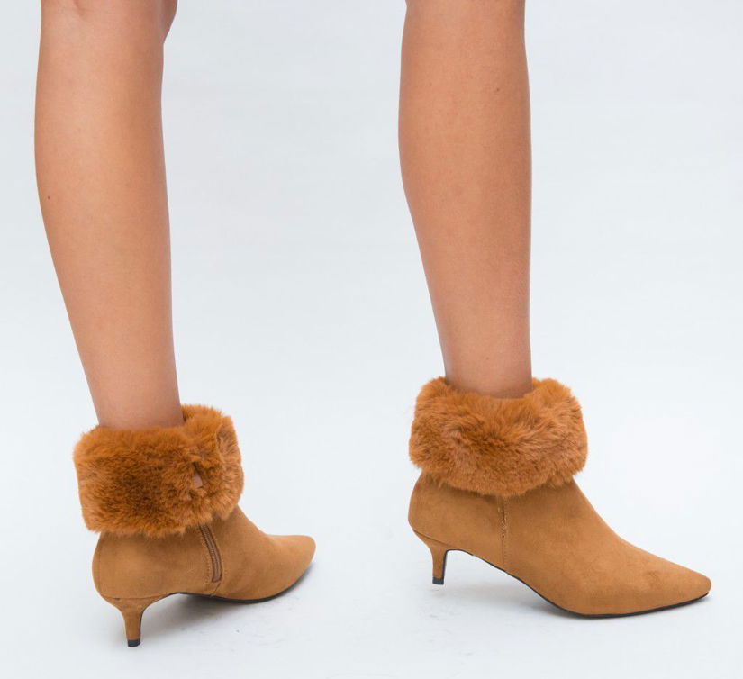 Botine Ponia Camel