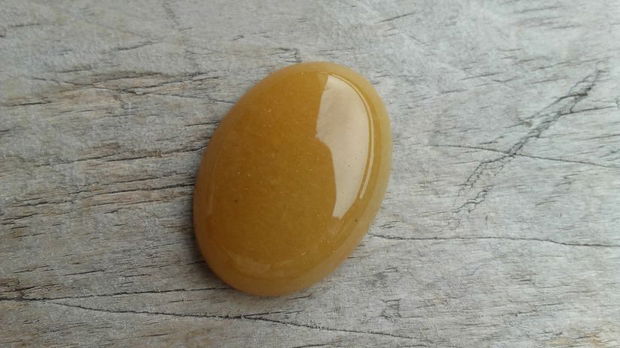 Cabochon aventurin galben, 30x22 mm