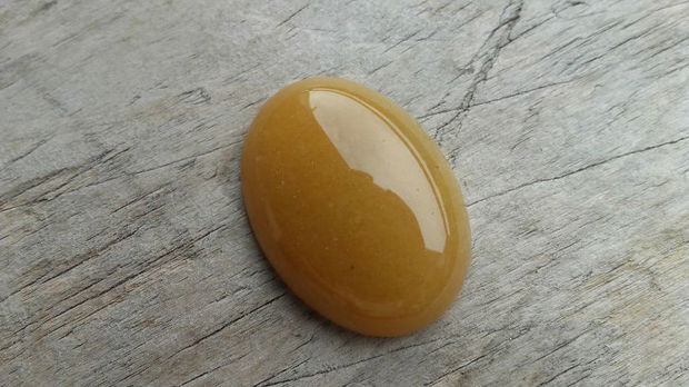 Cabochon aventurin galben, 30x22 mm