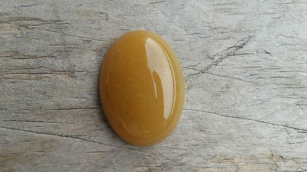 Cabochon aventurin galben, 30x22 mm