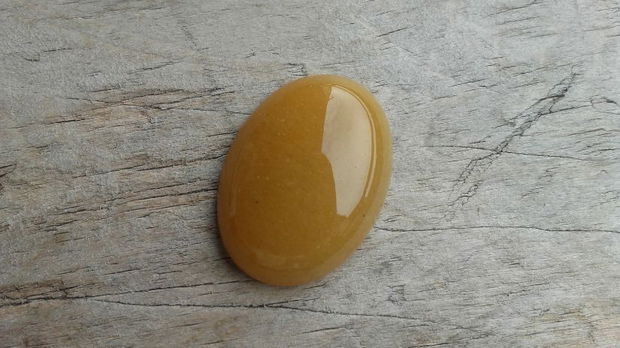 Cabochon aventurin galben, 30x22 mm