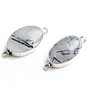Conector Quartz turmalinat  in rama argintata