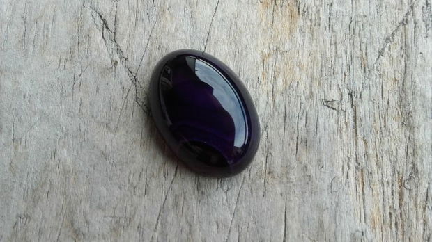 Cabochon agata mov, 25x18 mm