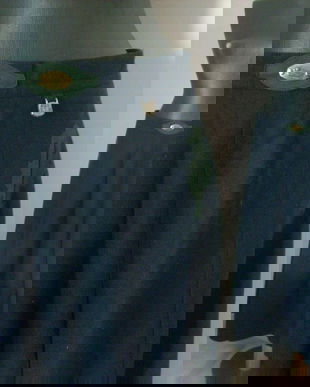 FUSTA STOFA LANA FIARTA BLEUMARIN