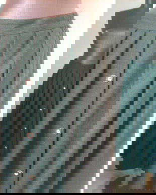 FUSTA STOFA LANA FIARTA VERDE