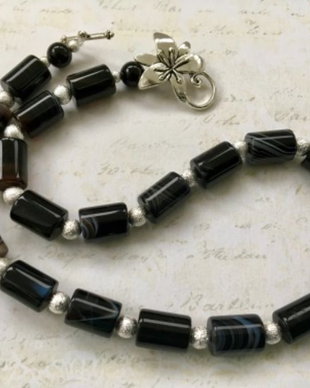 Colier agate onix