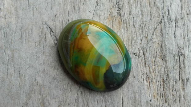 Cabochon agata, 40x30 mm