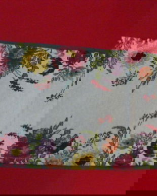 Traversa stofa cu flori