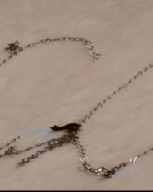 Brățara picior din argint 925