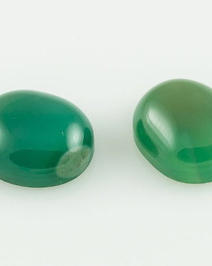 Set cabochon agata verde