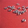 (10 bucati) Zale mici - groase, deschise (nesudate) (ZNS4) din argint .925 rodiat de diametru aprox 4 mm, grosime aprox 1 mm