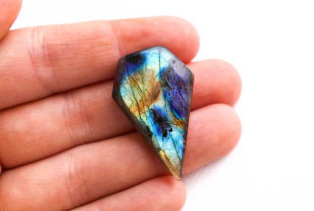 Cabochon Labradorit - Diamond - spectrolit - Superb - G02