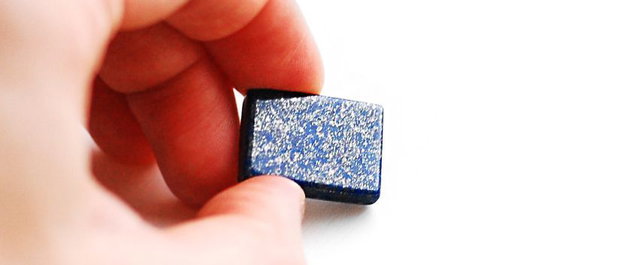 Cabochon Lapis Lazuli lamela plata- pentru monturi -L10