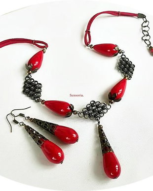 set patinat rosu