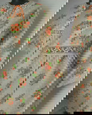 CAMASA DE NOAPTE BUMBAC FLORAL