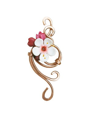 Brosa martisor cupru