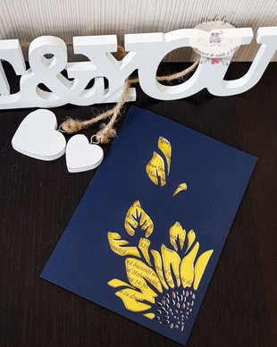 Invitatie floarea soarelui