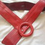 CUREA ROSIE PIELE DE SARPE