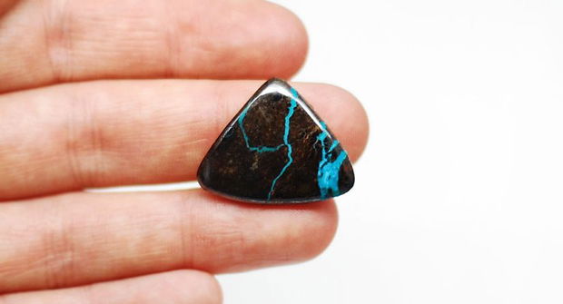 Cabochon  Copper chrysocolla - CC1