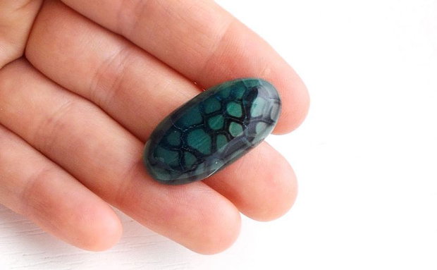 Cabochon agat dragon veins -DR1