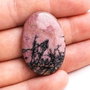 Cabochon rodonit  -  natural