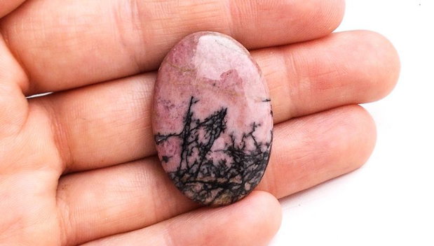 Cabochon rodonit - natural