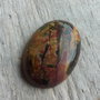 Cabochon jasper Picasso, 31x23 mm