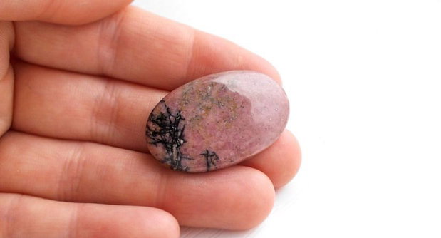 Cabochon rodonit - natural