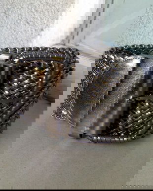 CORDON DEOSEBIT GRI ARGINTIU PIELE LUNGIME 116 CM