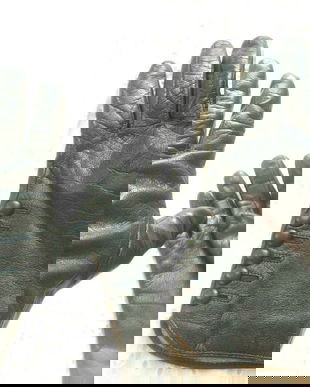 MANUSI PIELE NATURALA NEAGRA