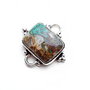 Crisocolla & quartz - natural, netratat
