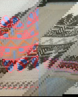 SORT PANZA TESUTA BRODAT MANUAL