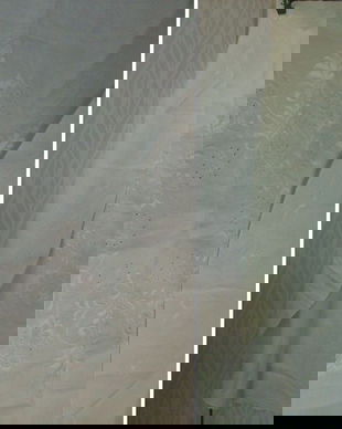 FATA DE MASA ROTUNDA IN BRODERIE MANUALA